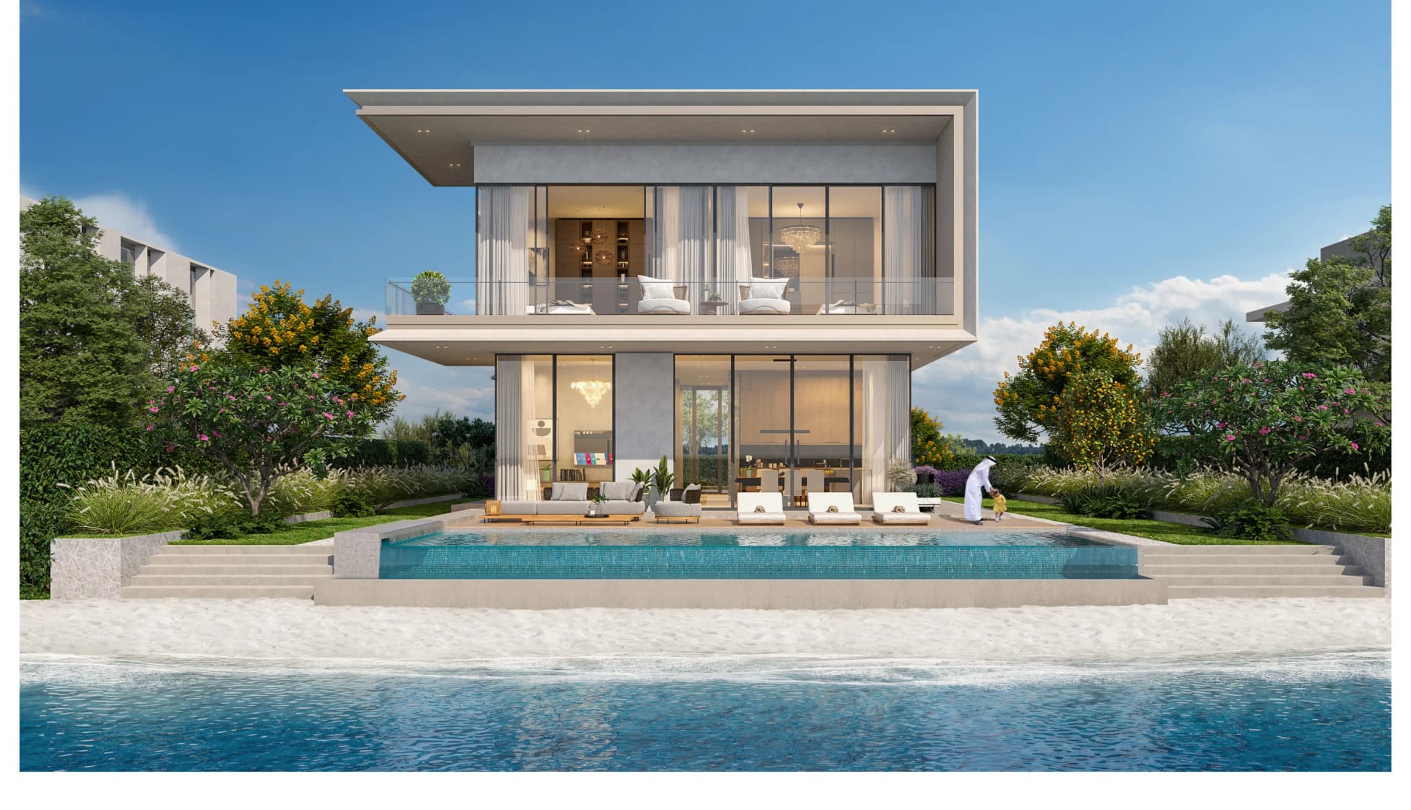 Ramhan Island Charm IV-M villa, 3 bedrooms + maid, 289 sqm, Eagle Hills, Abu Dhabi
