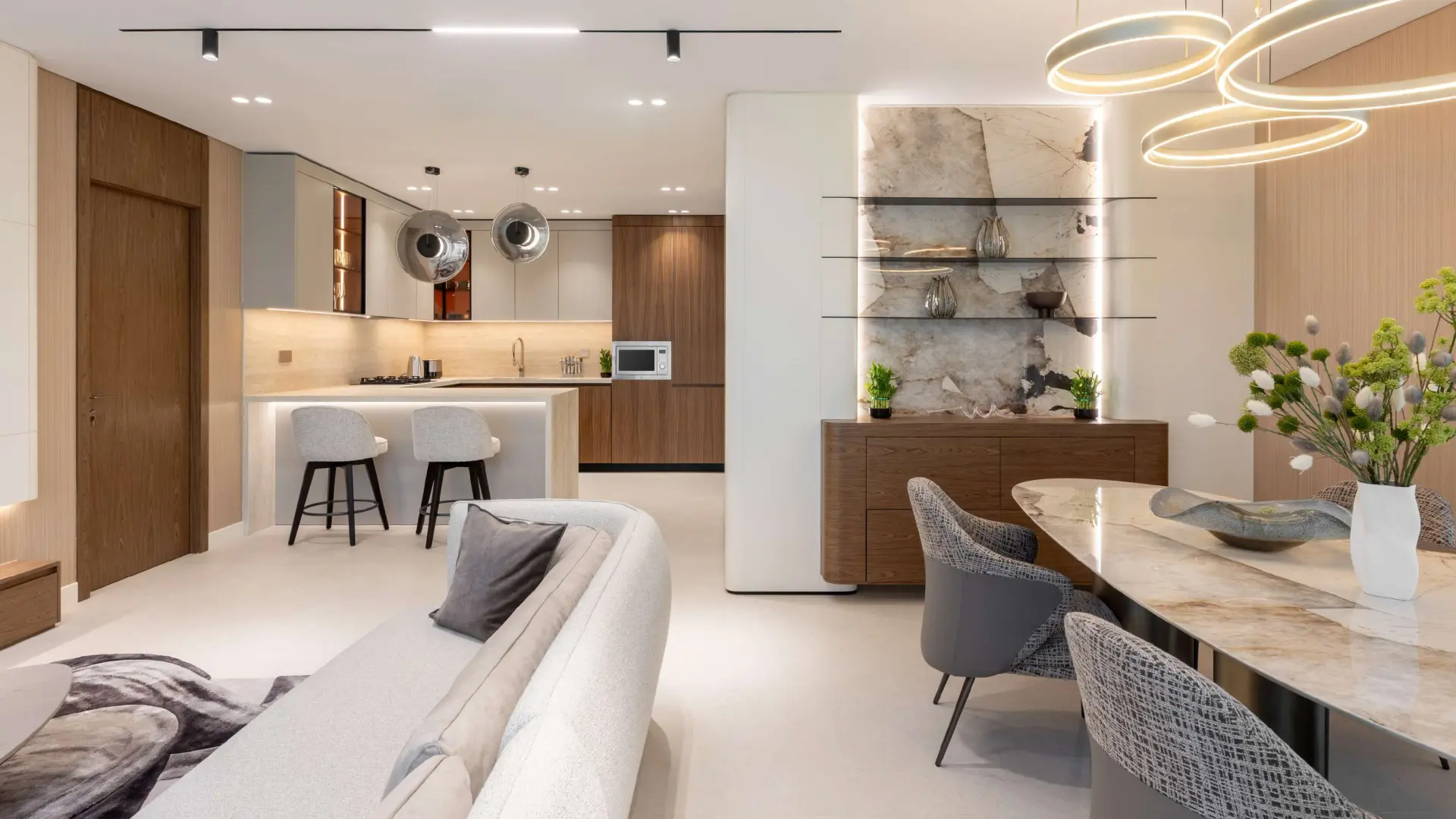 A1LA Residence, Open-plan dining room