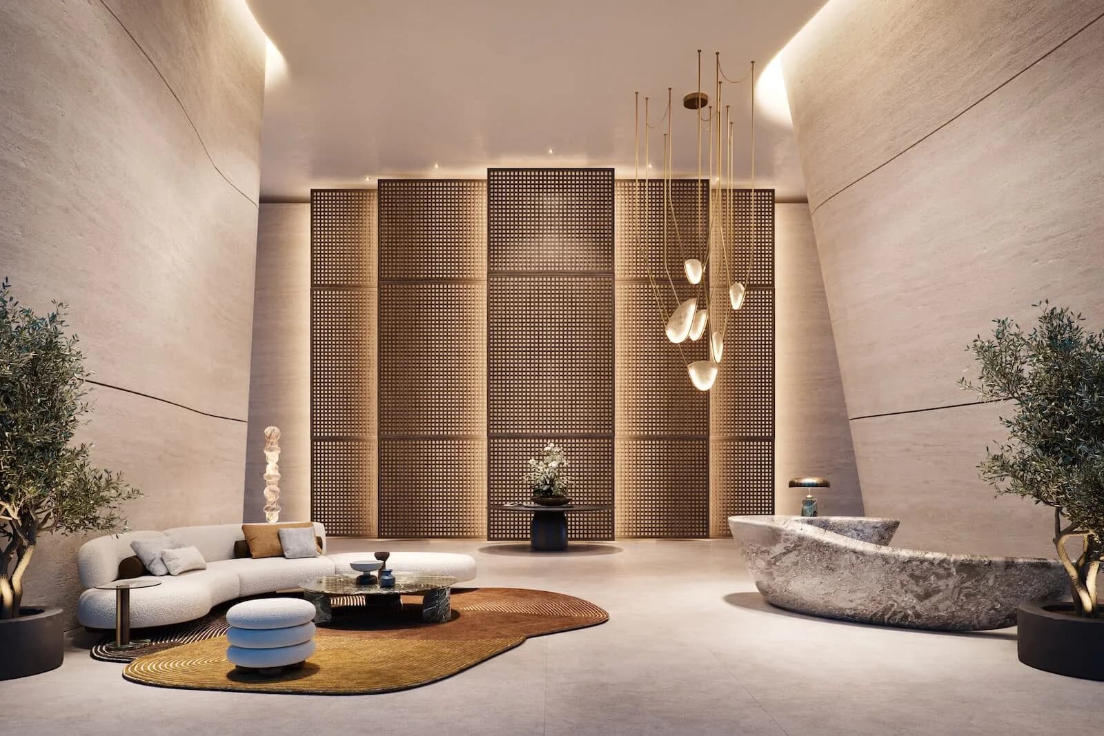 Indicative Taraf branded residence lobby