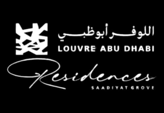 Louvre Abu Dhabi Residences wordmark by Aldar on Saadiyat Island, Abu Dhabi