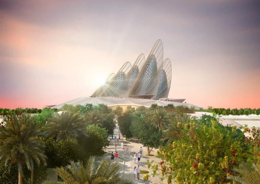 Zayed National Museum by Foster + Partners on Saadiyat Island, Abu Dhabi