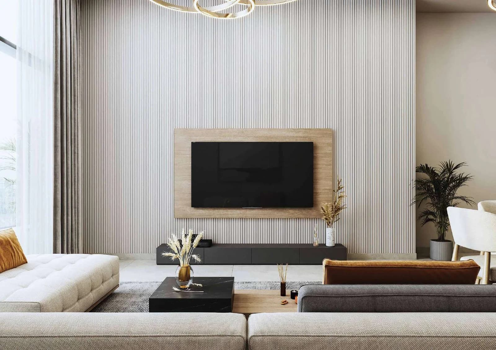 Radiant Waves bedroom interior waterfront apartment Al Reem Island