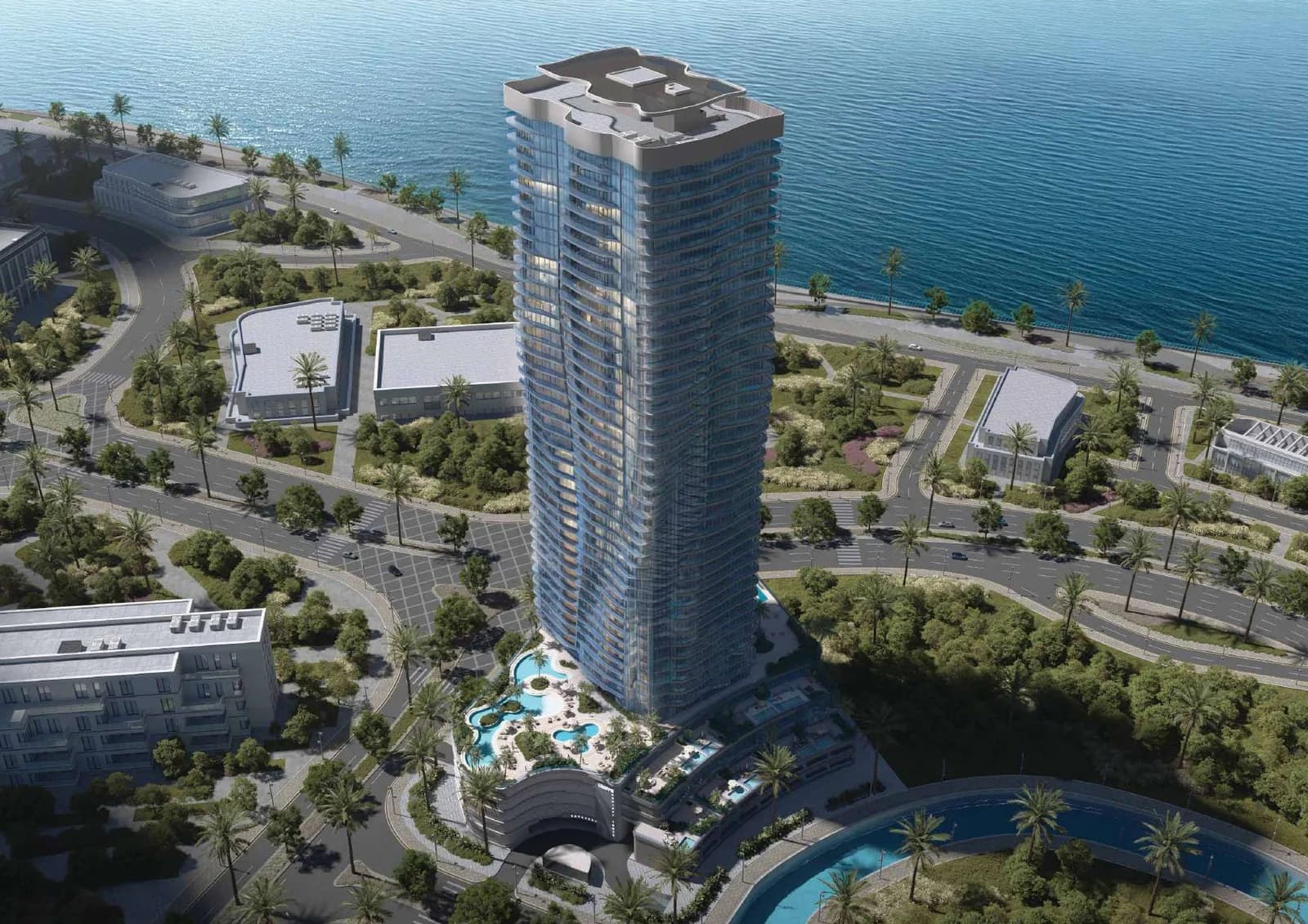 Radiant Waves kitchen apartment interior Al Reem Island Abu Dhabi