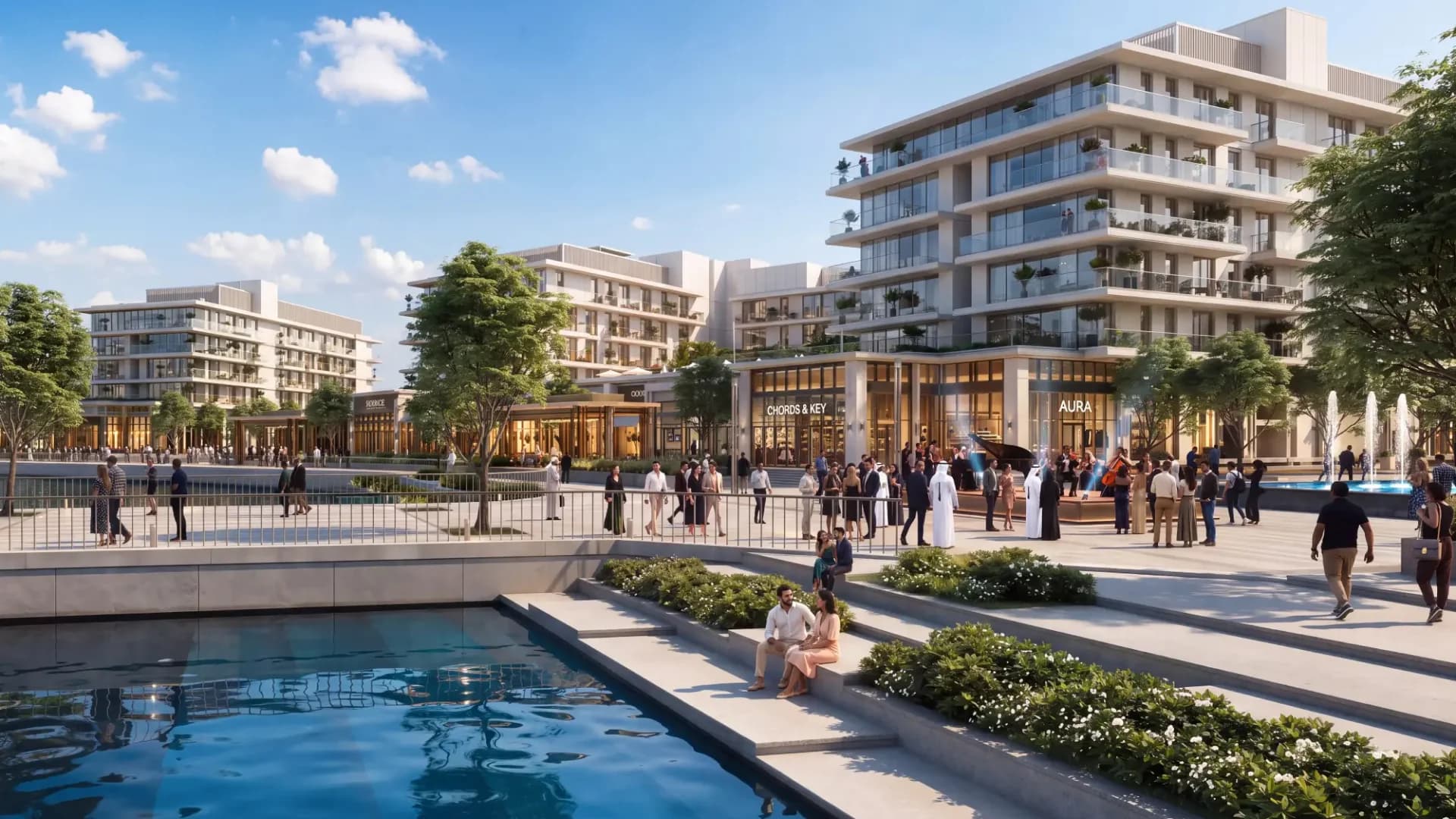 Ramhan Marina inner channel apartments with marina views at Ramhan Island, Abu Dhabi