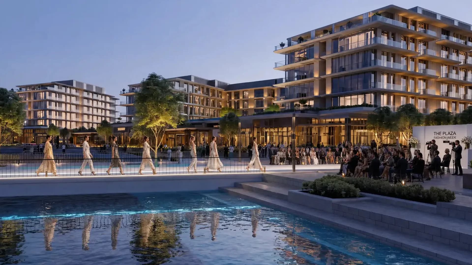Ramhan Marina waterfront retail and luxury shopping on the 1.7 km promenade, Ramhan Island