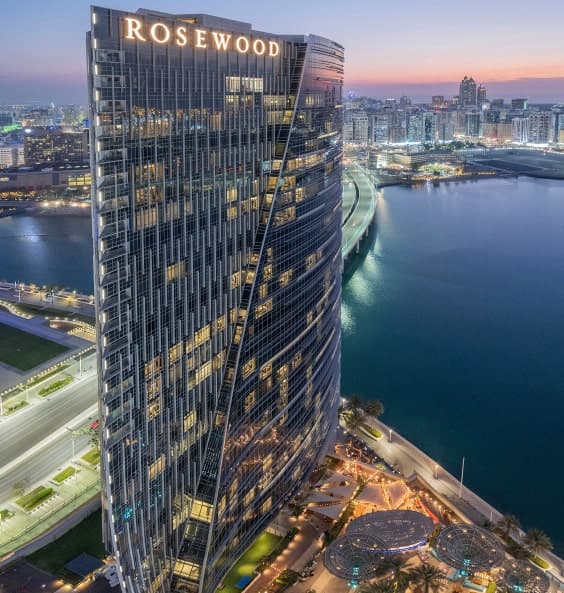 Rosewood Abu Dhabi waterfront hotel and residences on Al Maryah Island