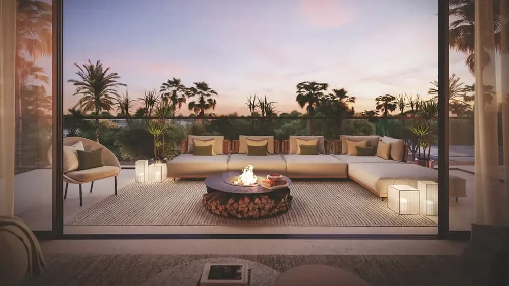 Residence interior detail at Sama Yas on Yas Island, Abu Dhabi