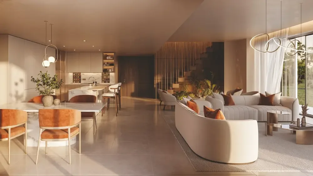Residence interior at Sama Yas by Aldar Properties on Yas Island