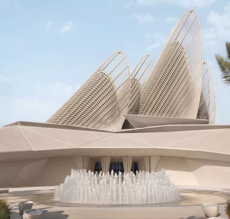 Zayed National Museum on Saadiyat Island, Abu Dhabi