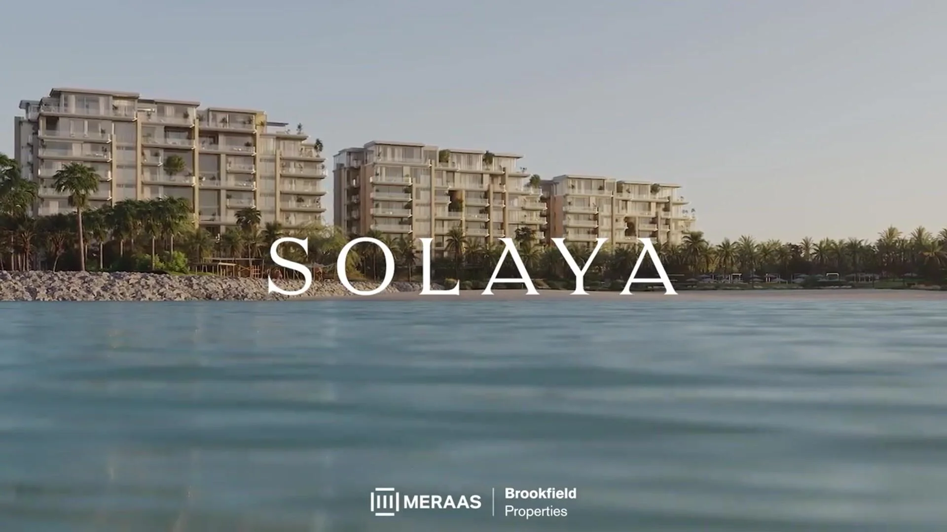 Solaya by Meraas beachfront towers at La Mer, Dubai, film still from the official overview video
