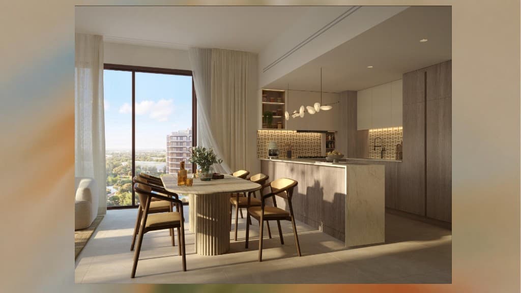The Canopies at Yas Point finishes dining kitchen island Abu Dhabi Yas Island