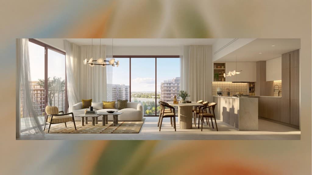 The Canopies at Yas Point finishes living kitchen open plan Abu Dhabi Yas Island