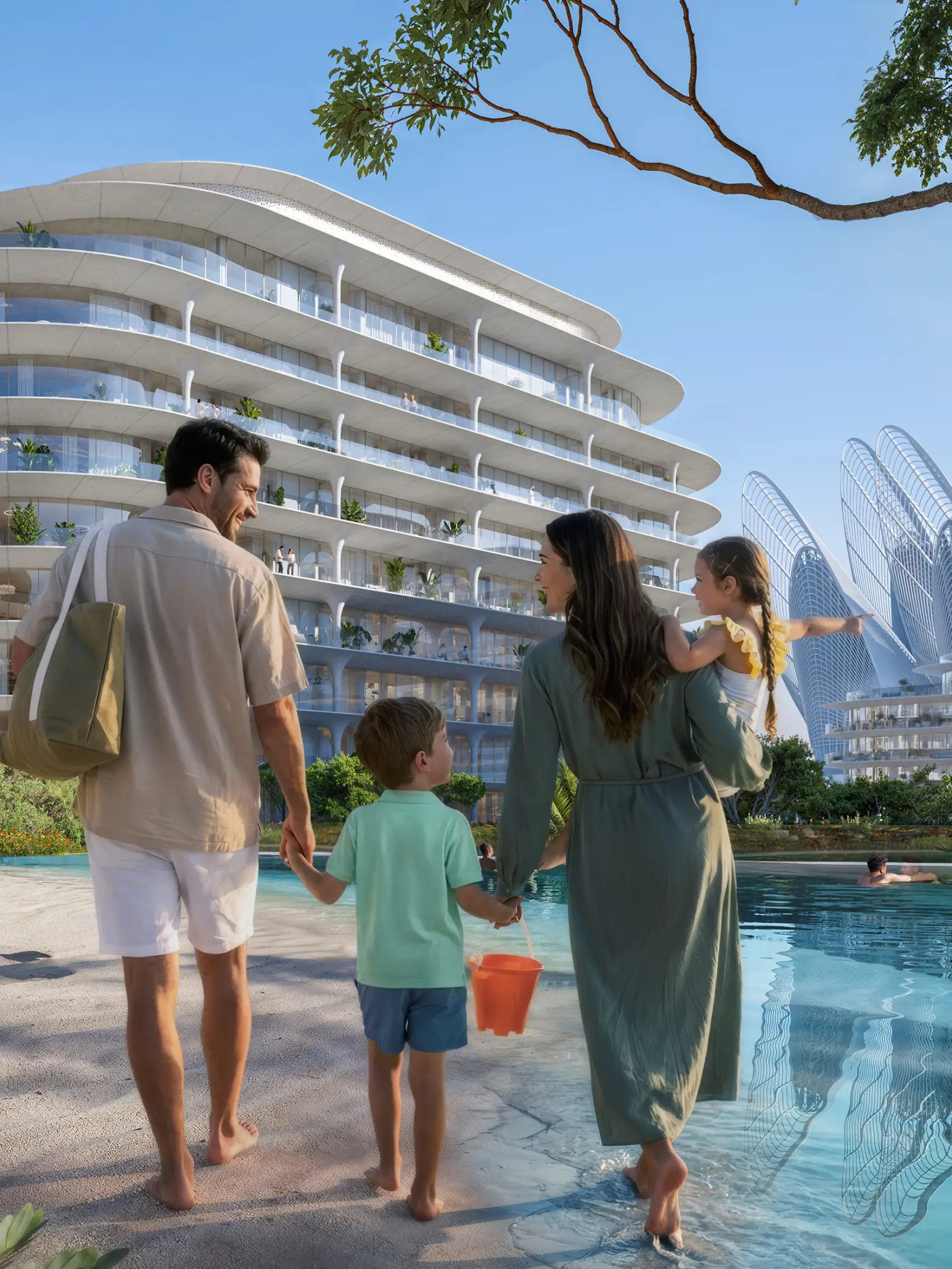 The Row Saadiyat by Aldar in the Saadiyat Cultural District on Saadiyat Island, Abu Dhabi: community ground floor