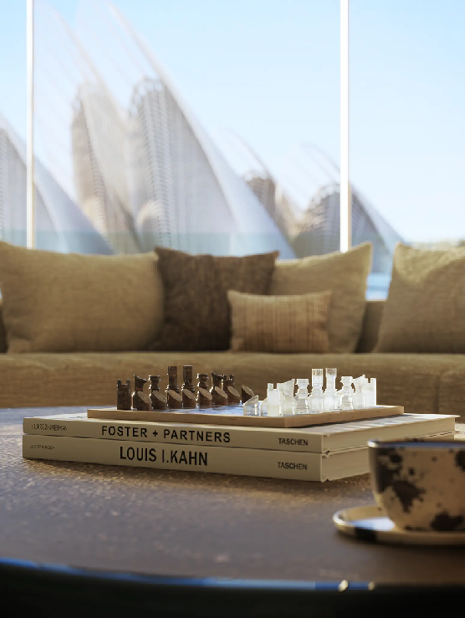The Row Saadiyat by Aldar in the Saadiyat Cultural District on Saadiyat Island, Abu Dhabi: residential towers
