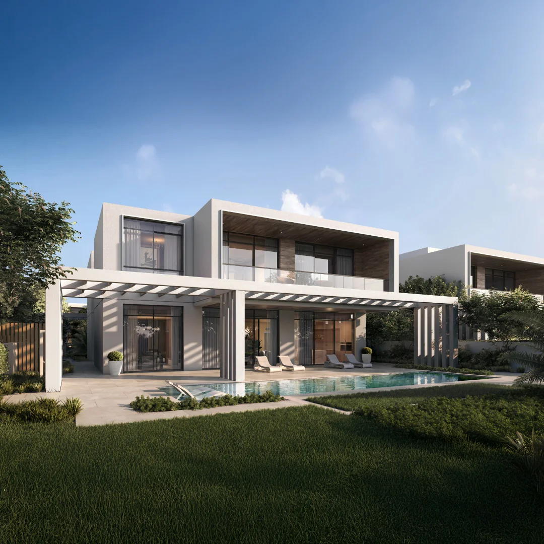 Bashayer Select Villa with private pool and pergola terrace on Hudayriyat Island, Abu Dhabi by Modon