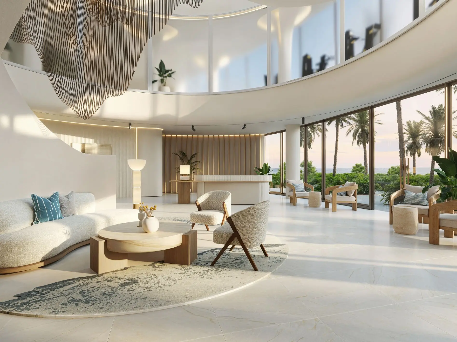 Fahid Beach Terraces exterior on Fahid Island, Abu Dhabi