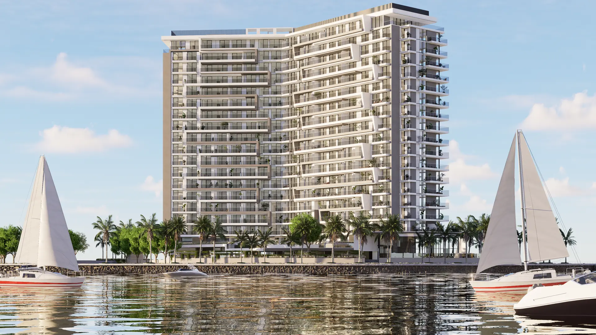 The Icon Tower by Advanced Properties on the Yas Bay waterfront, Yas Island, Abu Dhabi