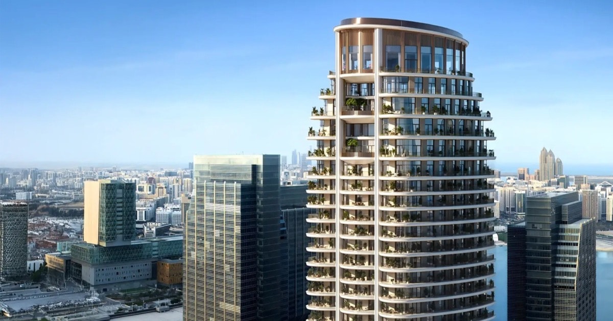Address Residences Al Maryah Island, Al Maryah Island, Abu Dhabi: social image of the published tower exterior.