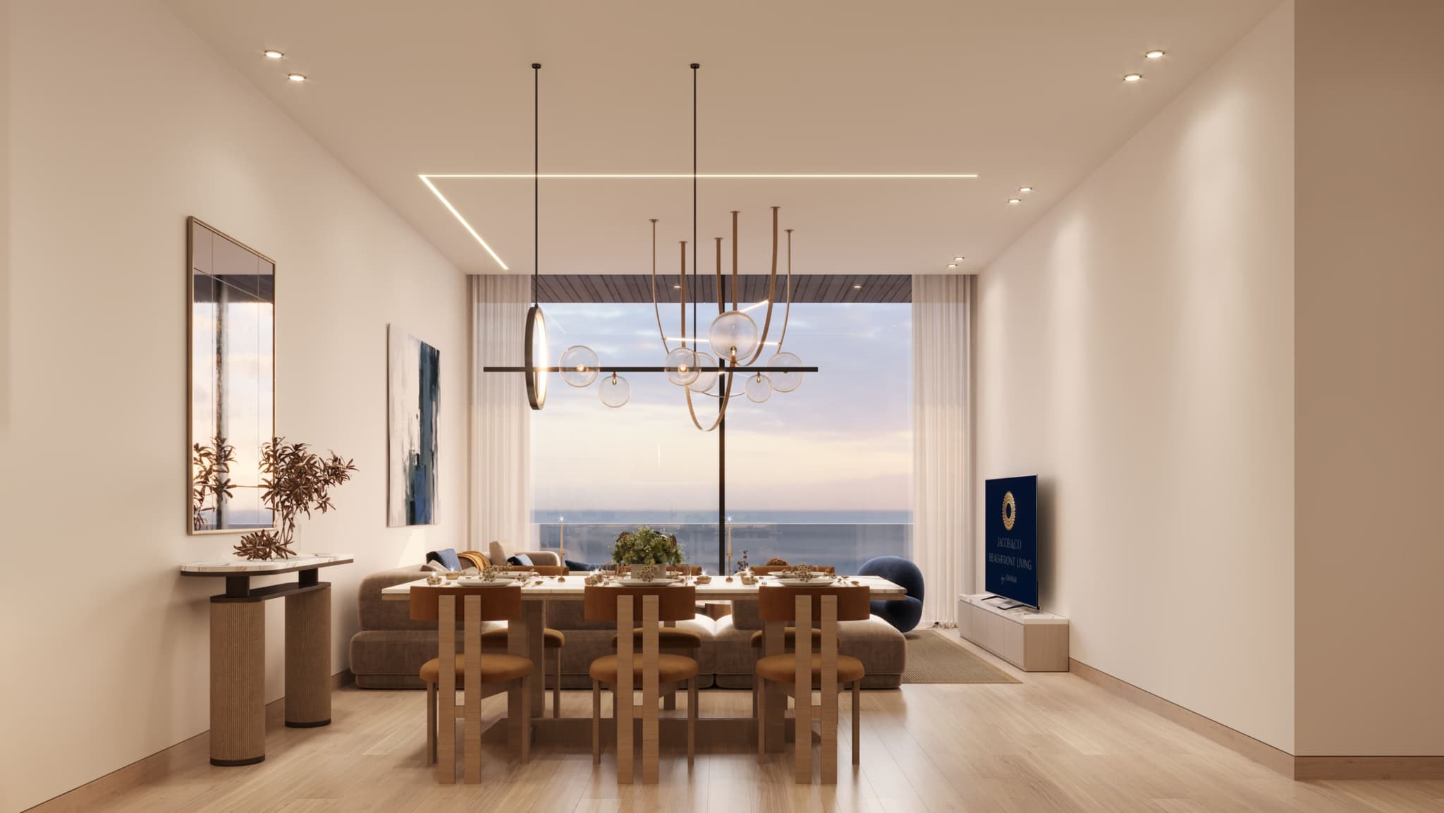 Jacob & Co. Beachfront Living apartment salon