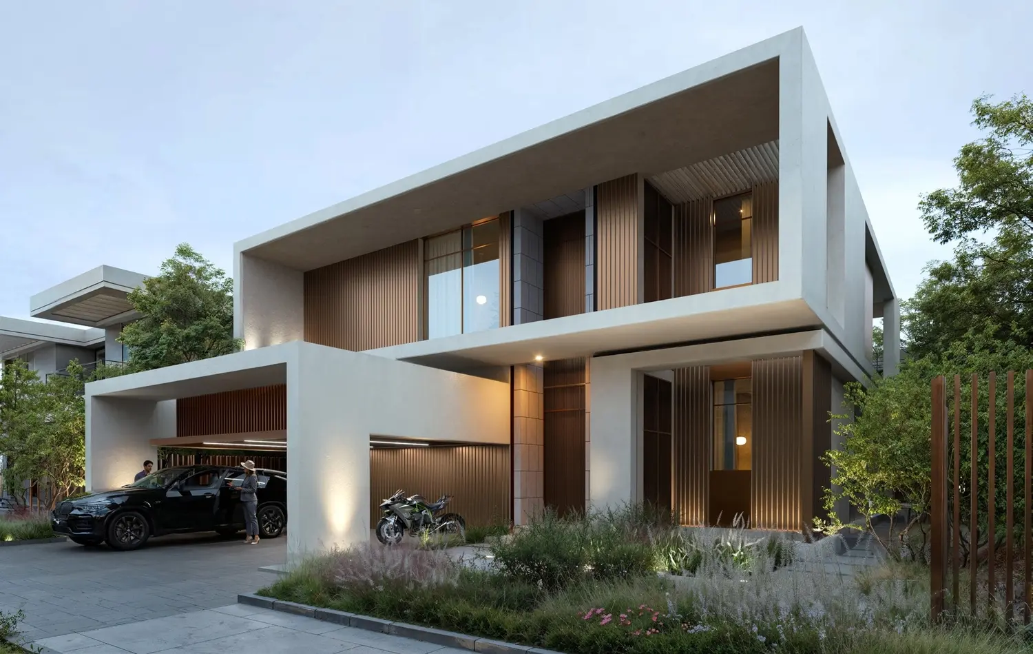Naseem Al Jurf Acacia Villa garden exterior