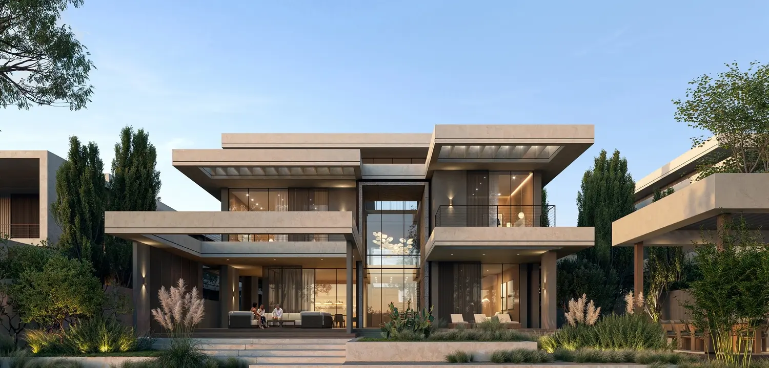 Naseem Al Jurf Canal Villa Strata exterior at the AlJurf canal community