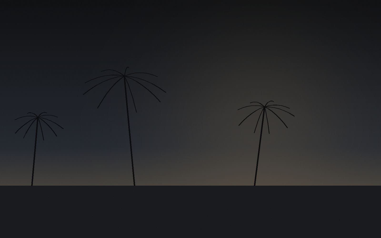 Palm Springs by Nakheel, developer Nakheel, Dubai: developer-section graphic of palm silhouettes in Hessyan First. Not a photograph of Nakheel's office.