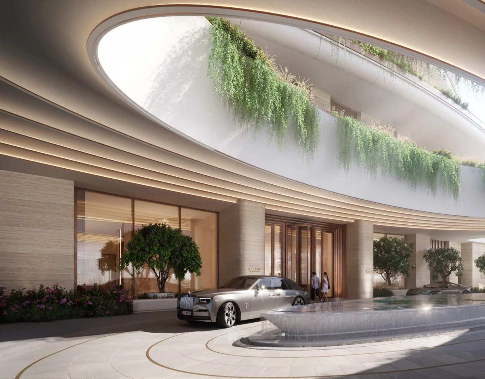 Grand arrival at St. Regis The Residences, Al Maryah Island, Abu Dhabi