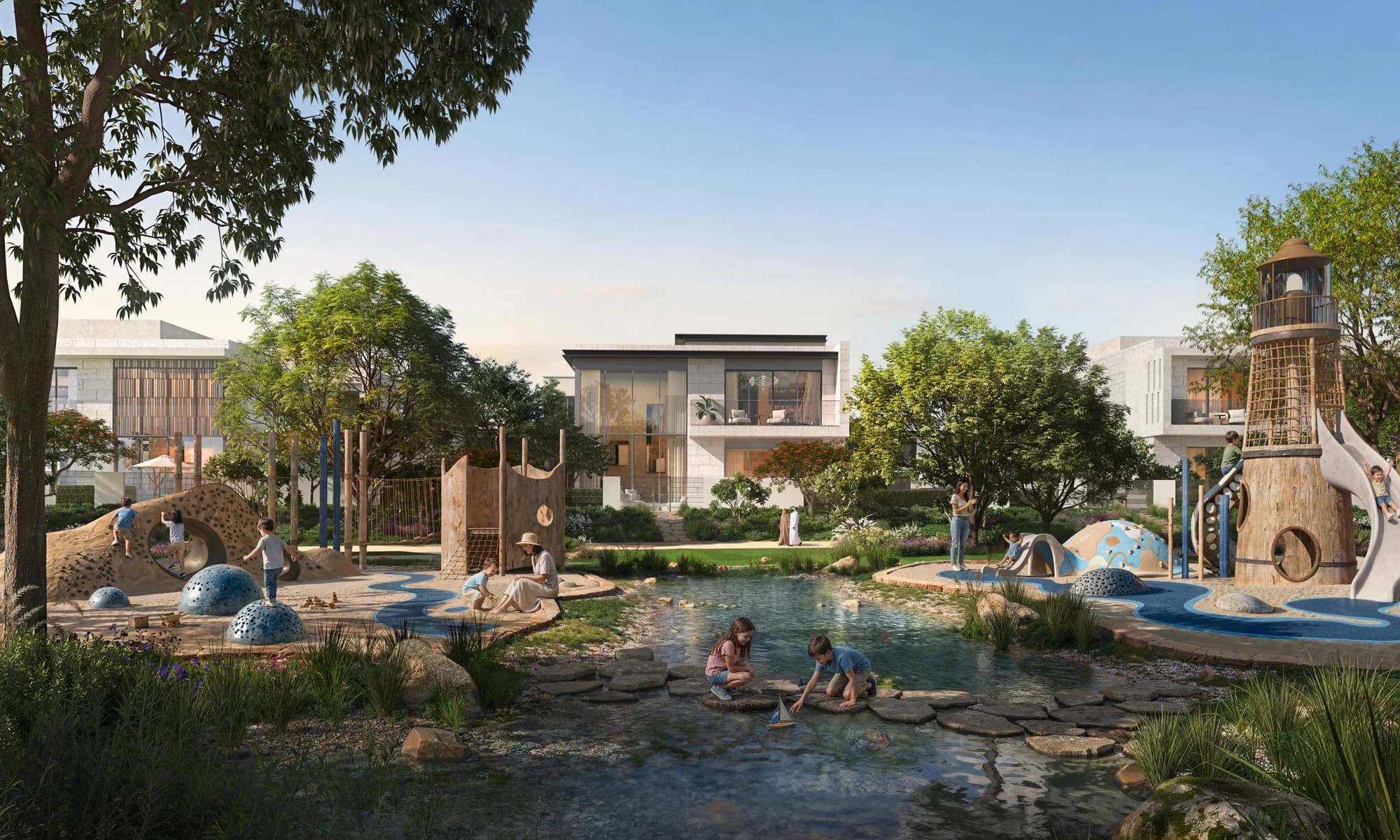 Kids discovery garden at Talay, Marsa Al Saadiyat, Saadiyat Island