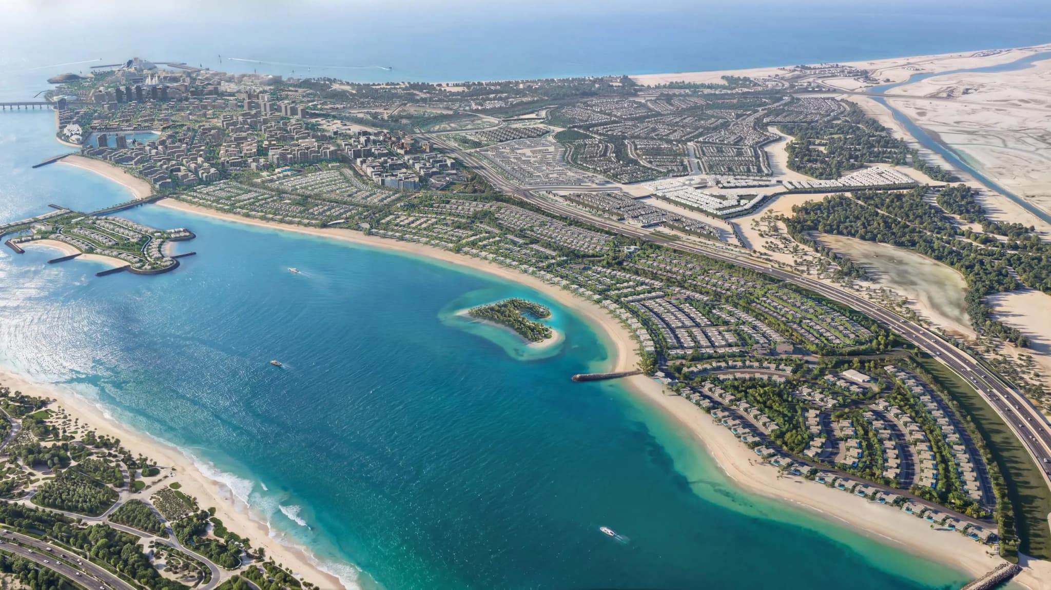 The Terrace at Marsa Al Saadiyat waterfront exterior by Aldar
