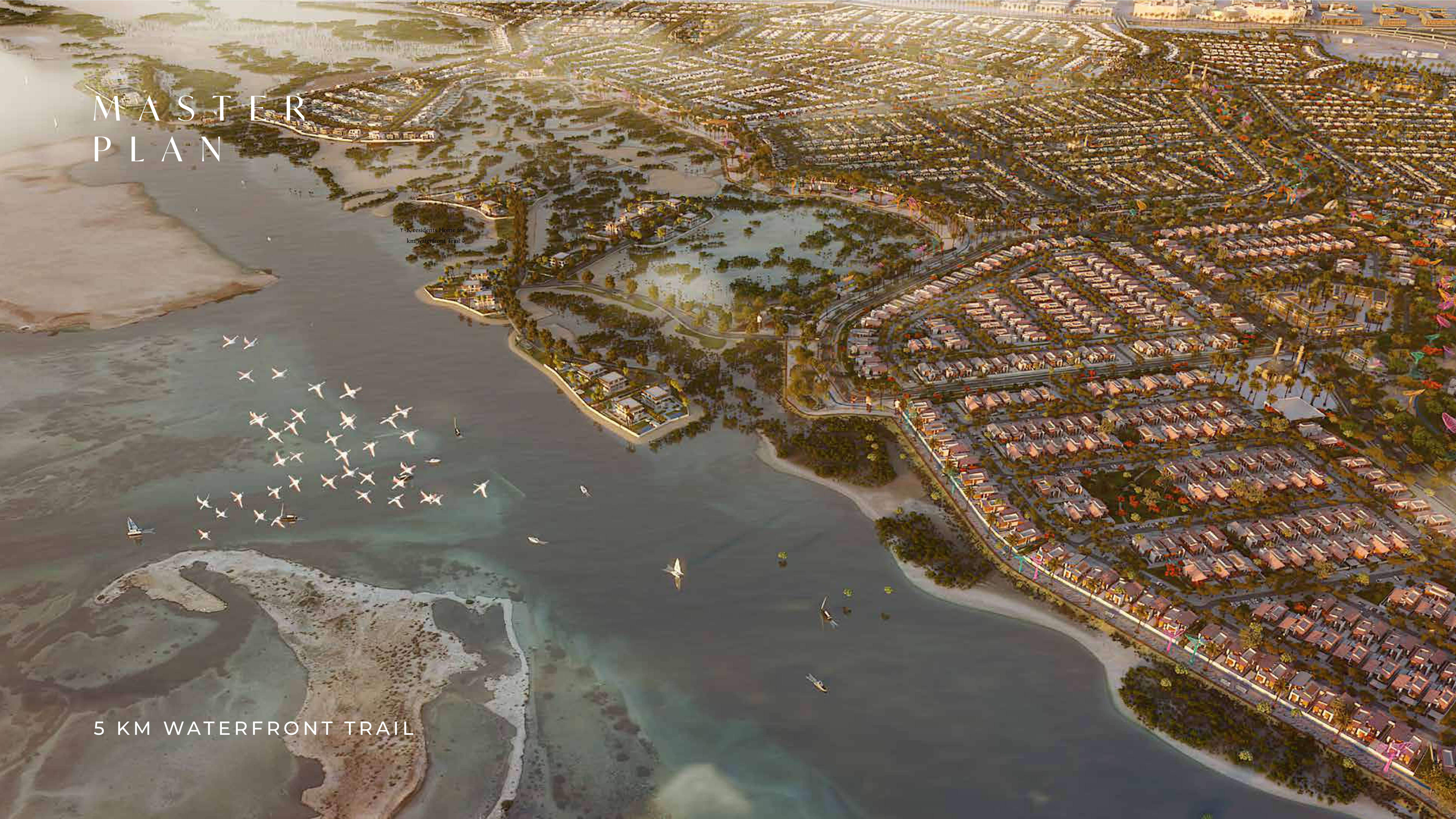 Saadiyat Lagoons master plan by Aldar on Saadiyat Island, Abu Dhabi